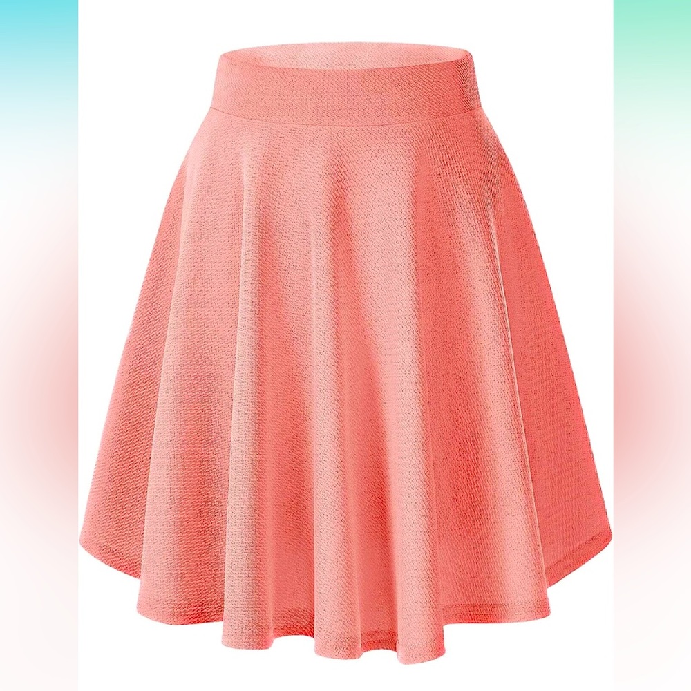 Urban Coco Blush Pink Skater Flare Skirt, Size Medium